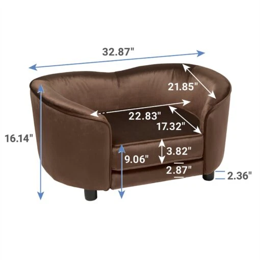 Frisco Loveseat Pet Bed With Removable Cover -Pet Supply Store 252564 PT1. AC SS1800 V1623849027