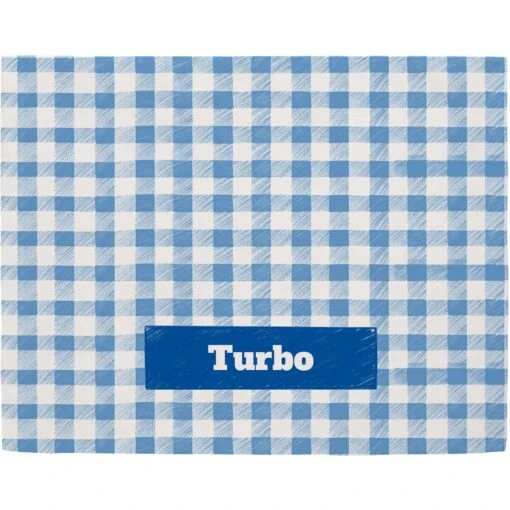 Frisco Personalized Gingham Plaid Sherpa Cat & Dog Blanket, 30" X 40" -Pet Supply Store 303834 MAIN. AC SS1800 V1637610243