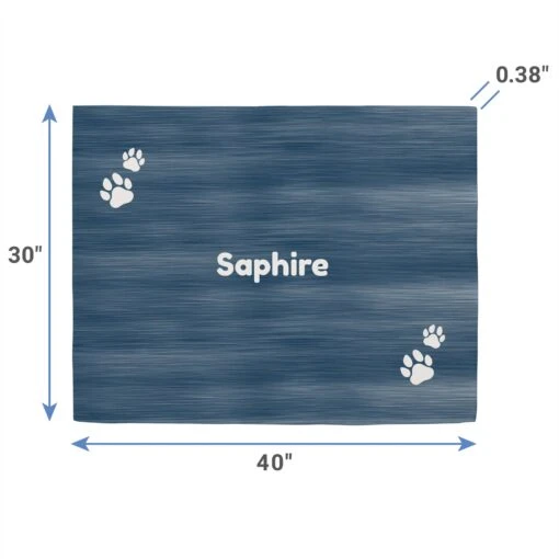 Frisco Personalized Heathered Sherpa Cat & Dog Blanket, 30" X 40" -Pet Supply Store 303838 PT1. AC SS1800 V1637165432