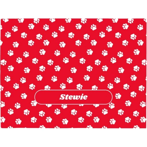 Frisco Personalized Paws Soft Fleece Cat & Dog Blanket, 30" X 40" -Pet Supply Store 304007 MAIN. AC SS1800 V1668093404